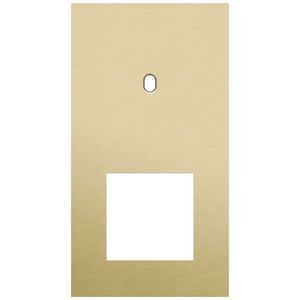 Afdekplaat 2-voud vertic. 71mm centerafst 227-57855