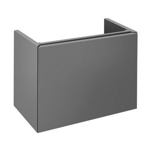Onderkast DeLuxe (40x30x20cm) met 1 deur links push-to-open - Black mat gelakt