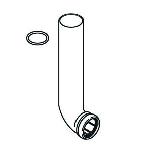 spoelbuis compleet met O-ring MONTUS spoelreservoir 12cm