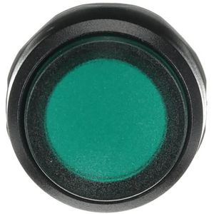 Verlengde knop Compact terugverend 1NO groen LED 100-130V