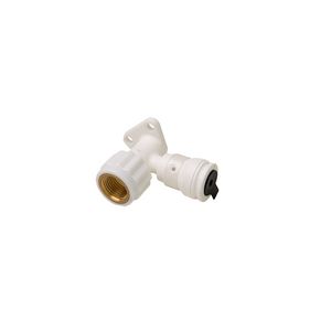 Enkele muurplaat Vision insteek 2SK 16x1/2" bn. wit