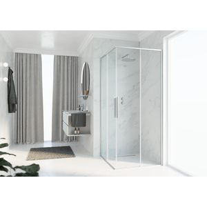 Schuifdeur RIGA A 1075-1090x2000mm helder glas profiel matchroom