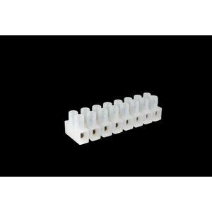 Kroonsteen 8-polig transparant met kabelbeschermer VVE=400