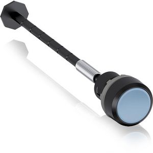 Reset drukknop schacht met terugv. drukknop blauw geen tekst
