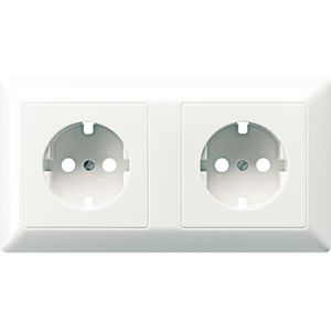 Afdekking wandcontactdoz+randaarde duroplast