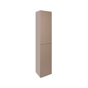 Badkast hoog 400x1720x335mm mat zwart 2xdeur RE PushOpen
