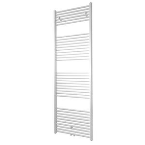 Handdoekradiator LISA COMPACT 50mm middenaansl. wit RAL9016 (1211mm) 1200x600mm 627W