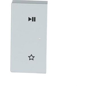 Free@Home wip 2-v links, Play/Pause Future alu zilver