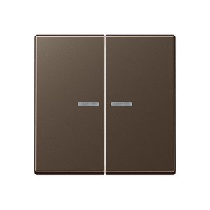 Stuurafdekking A500 2voudig mokka HOME