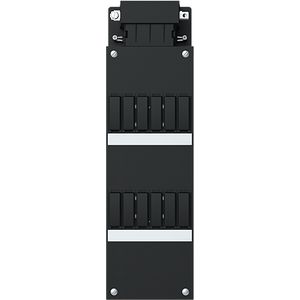 Lege kast 110 x 330 voorzien van 1 fase busboard met invoer