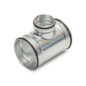 Spiraal T-stuk RT9 90° 125mm vv KEN-LOK