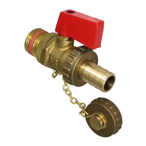 Vul- en aftapkraan 1/2" zelfdichtend messing VVE=50