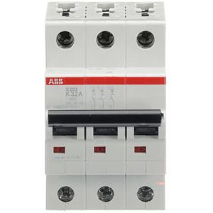 Installatieautomaat 6kA 3-polig K-karakteristiek 32A