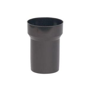 Verloop kunststof zwart 131x110mm tbv dakdoorvoer Ø131mm