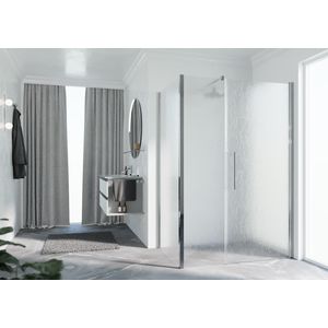 Draaideur Y2GFL 1070-1110x2000mm chroom aqua