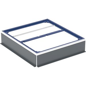 Installatieframe voor douchevloer 110–140cm voor zeven steunpoten: 110x100cm