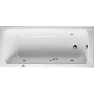 Whirlbad D-Code 1600x700 mm wit wit,VID.EMPLAC.poten, Jet Pr