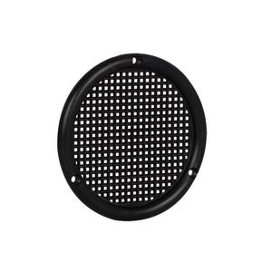 Ventilatierooster kunststof Ø56mm vlak zwart