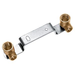 Gemini muurplaatbeugel soldeer 15x1/2"bn. HoH 150mm KIWA