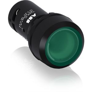 Verlichte drukknop Groen met 1NO