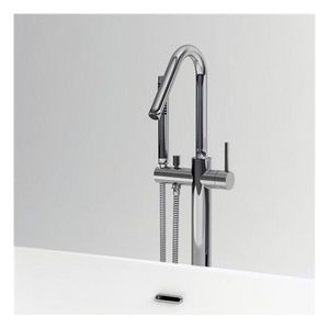 Badmengkraan vrijstaand XO TYPE-7 chroom met staafdouche incl. inbouwdeel