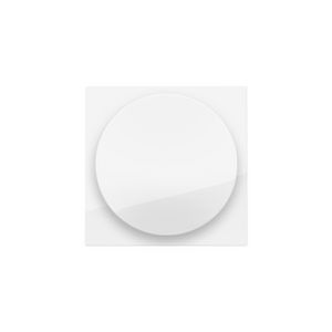 Afwerkingsset draaiknopdimmer/extensie incl.draaiknop br.whi
