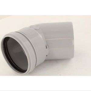 Rookgasafvoer Bocht PP 45° 80mm