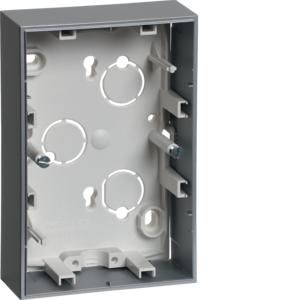 Renovatiebehuizing dubbele contactdozen berker S.1 alulook