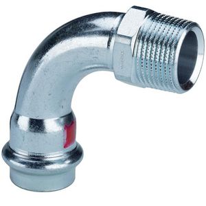 Draadbocht persaansluiting 90° PRESTABO 15x3/8"bt.dr VVE=5