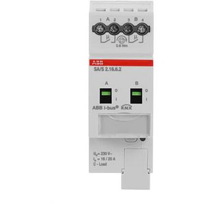 Schakelaktor prof KNX 2-voudig 16A energiefunctie (SA/S2.16.6.2)