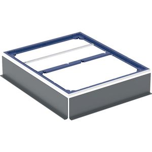 Installatieframe voor douchevloer 110–140cm voor zeven steunpoten: 110x90cm