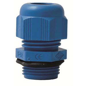 Wartel+latten ATEX EXE poly 66 M12 Lang blauw RAL5012 VVE=50