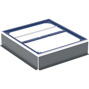 Installatieframe voor douchevloer tot 100cm voor vijf steunpoten: 100x90cm