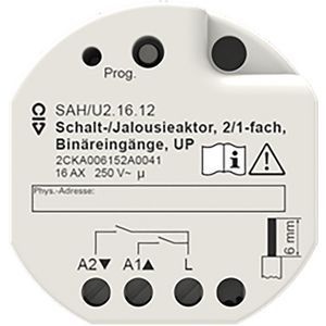 Jaloezieaktor 1-voudig inbouw, FM (SAH/U2.16.12)