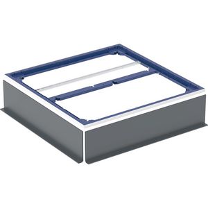 Installatieframe voor douchevloer tot 100cm voor vijf steunpoten: 90x90cm