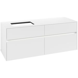 Wastafelonderkast Collaro 1400x548x500mm Wh.Matt C117B0MS