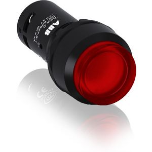 Verlichte drukknop rood 24V