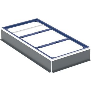 Installatieframes voor douchevloer 150–180cm voor tien steunpoten: 160x80cm