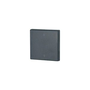 Schakelwip 1V zonder LED zonwering zwart mat