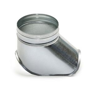 Zadelstuk stromend 45° 100 ZSCB 100 zonder rubberafdichting
