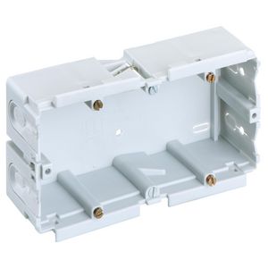 Kanaalinbouwdoos grijs isolatiespanning 400V AC VDE 8463