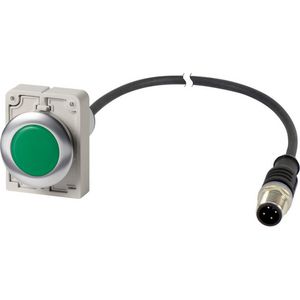 Signaallamp M30C Compact groen vlak 0no/0nc C30C-FL-G-24-P5