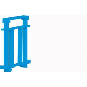 DIN-rail afstandsstuk van een 1/2 module breed