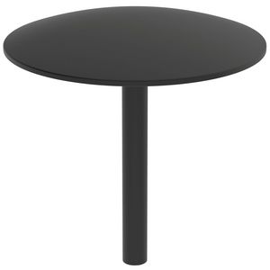 Round afvoerafdekking bad silk black