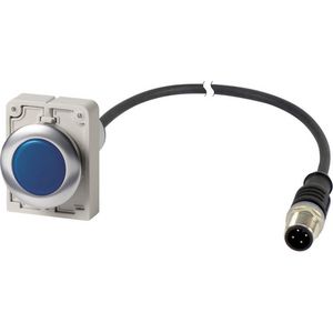Signaallamp M30C Compact blauw vlak 0no/0nc C30C-FL-B-24-P5