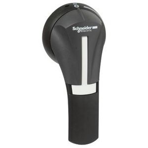 External rotary handle GS black handle front mounting 2 posi