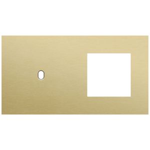 Afdekplaat 2-voud horiz. 71mm centerafst. 227-57805