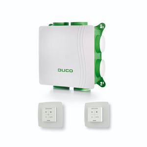 Woonhuisventilator All-in-one: DucoBox Silent CO2 & BD