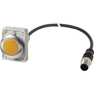 Signaallamp M30C Compact geel vlak 0no/0nc C30C-FL-Y-24-P5