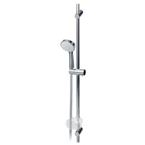 PROMO Aqua 100 glijstangcombinatie 600mm chroom m. 3 straalsoorten handdouche/zeepsch. (B9318AA)